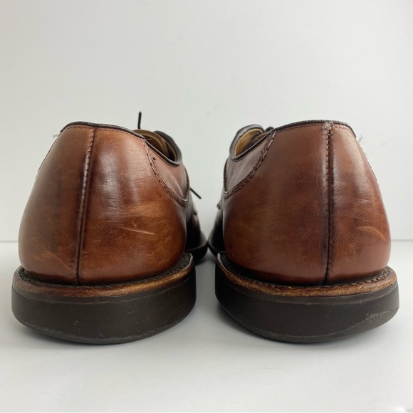 Allen Edmonds Stockbridge‎ Mens Brown Leather Lace Up Shoes 11 B - Picture 9 of 16